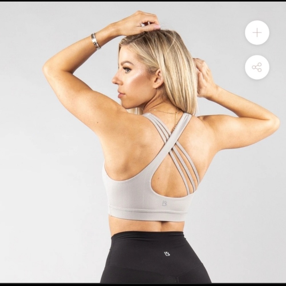 Buffbunny Herring Hush Sports Bra Grey M